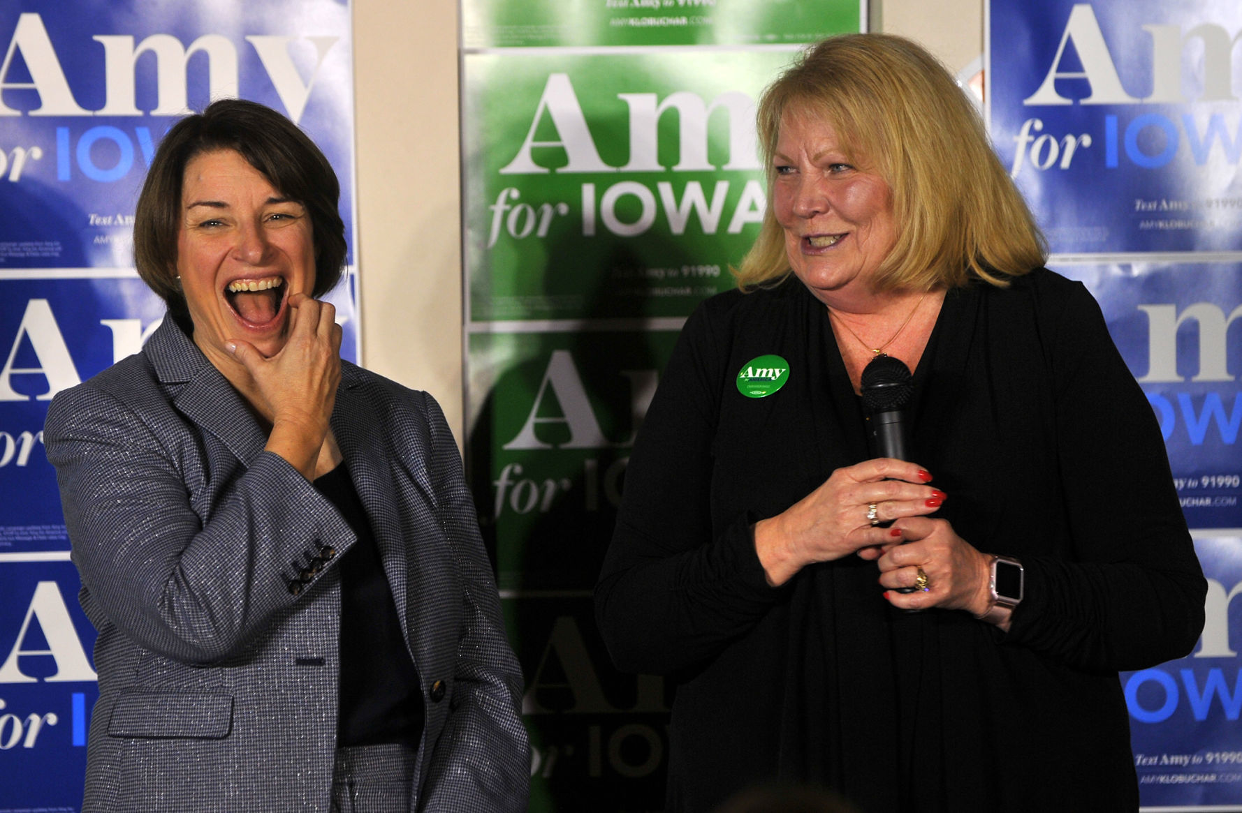Democratic Presidential candidate Amy Klobuchar